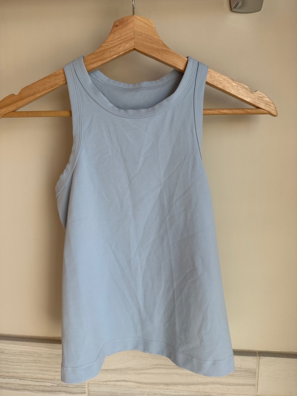 lululemon athletica Pale Blue Racerback Tank